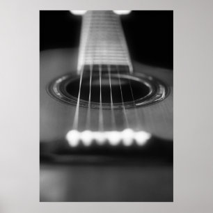 akustische Gitarrenperspektive Poster