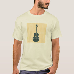 Akustische Retro-Gitarre T-Shirt