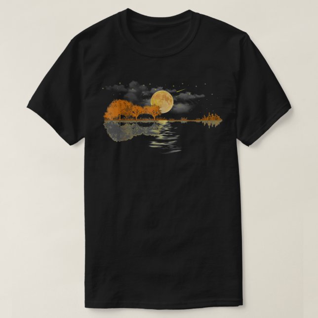 Akustischer Gitarrenspieler , Geburtstag, Weihnach T-Shirt (Design vorne)