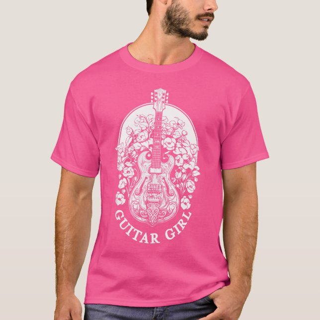Akustisches Gitarreninstrument - Gitarrist-Gitarri T-Shirt (Vorderseite)