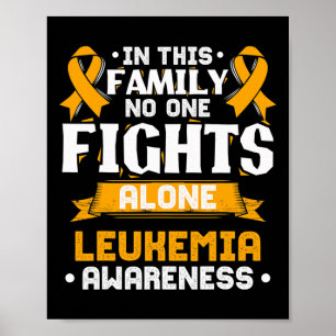 Akute Leukämie-Bewusstsein Poster