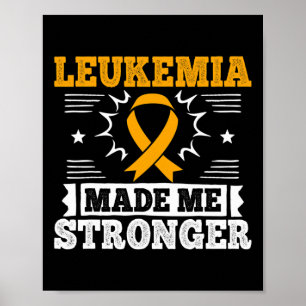 Akute Leukämie-Geschenk für Leukämie-Patienten Poster