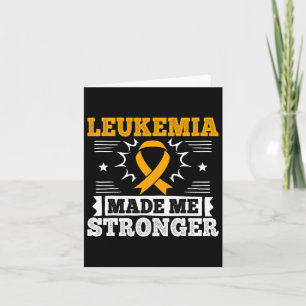 Akute Leukämie Geschenk für Leukämiepatienten Karte