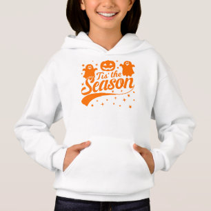Akzent Dies ist die Jahreszeit, Halloween Girls' Hoodie