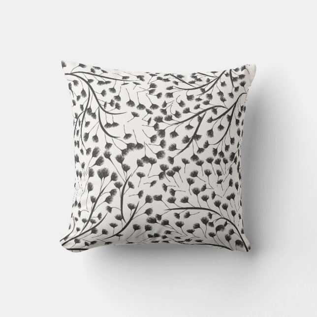 Akzent im Freien Pillow-Botanisches Kissen im Frei (Vorderseite)