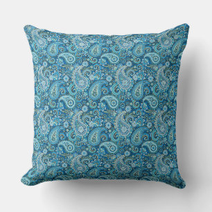 Akzent-Kissen Paisley-Druck Kissen