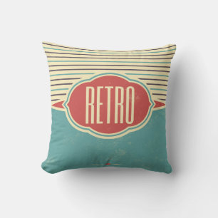 Akzente Kissen für das Retro-Label-Designer