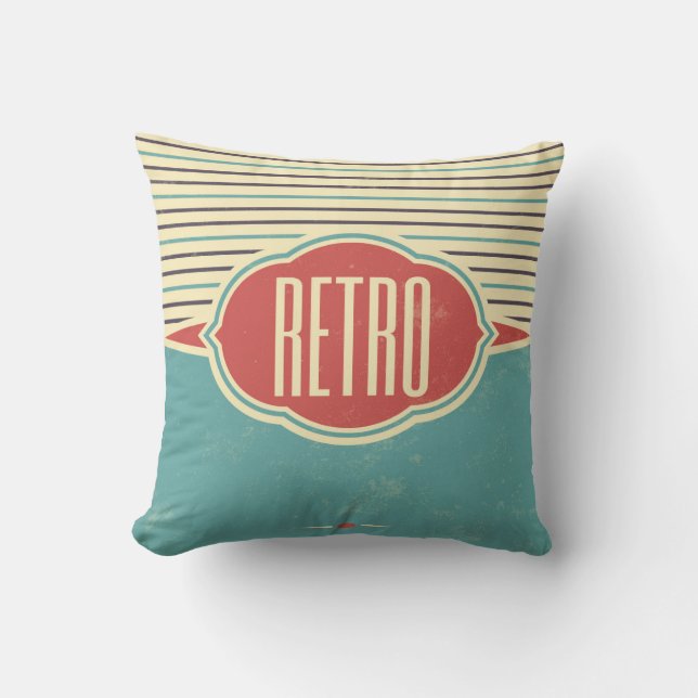 Akzente Kissen für das Retro-Label-Designer (Vorderseite)