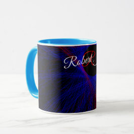 Akzentuierte Dreiecks-Geometrie-Kaffeetasse Tasse