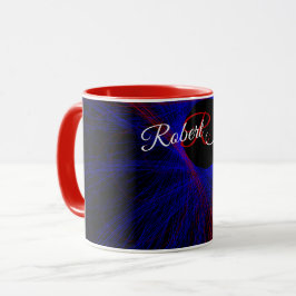 Akzentuierte Dreiecks-Geometrie-Kaffeetasse Tasse