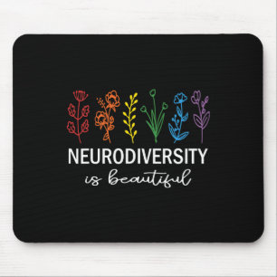 Akzeptanz der Autismus-Bewusstsein Neurovielfalt i Mousepad