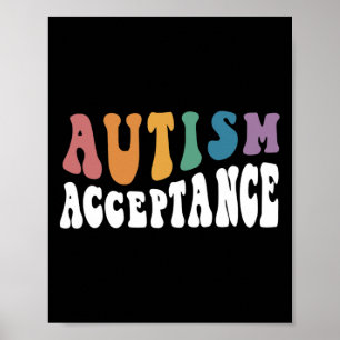Akzeptanz der Autismus-Sensibilisierung Spezielle  Poster