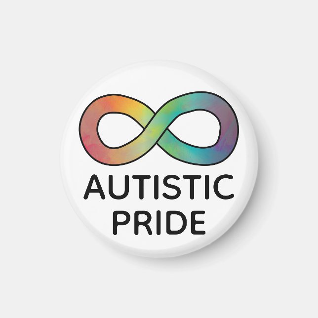Akzeptanz der Autistischen Stolz Neurovielfalt Magnet (Vorne)