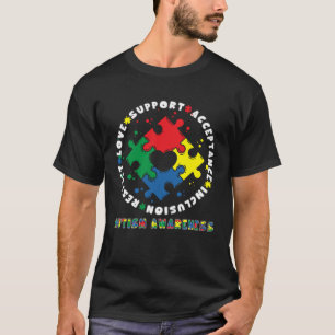 Akzeptanz Inklusion Respekt Liebe Unterstützung Au T-Shirt