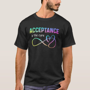 Akzeptanz ist die Heilung Autismus-Bewusstsein im  T-Shirt