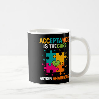 Akzeptanz ist die Heilung des Autismus-Bewusstsein Kaffeetasse