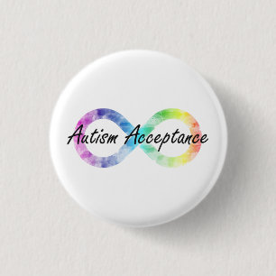 Akzeptanz von Autismus Button