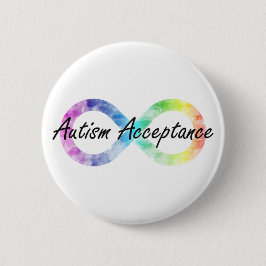 Akzeptanz von Autismus Button