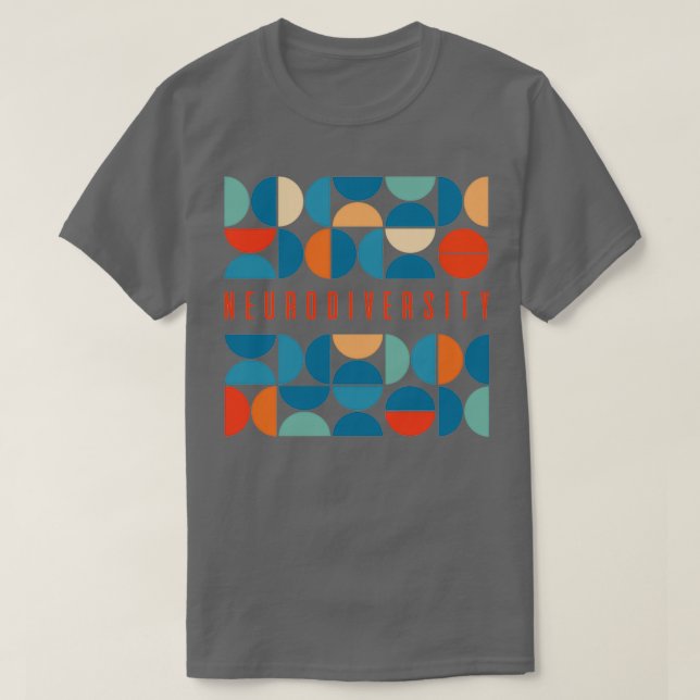 Akzeptanz von Autismus in Neurodität T-Shirt (Design vorne)