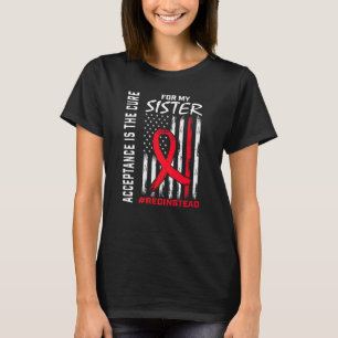 Akzeptanzreduktion statt Rot tragen Autismus Sist T-Shirt