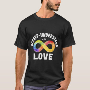Akzeptiere Verstehe Liebe Autismus-Bewusstsein Asd T-Shirt