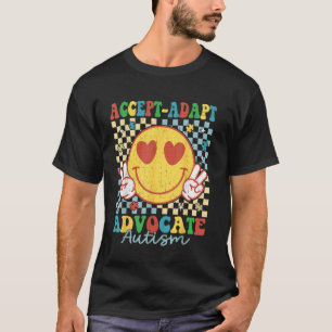 Akzeptieren Adaptieren Einstehen Retro Groovy Läch T-Shirt