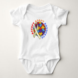 Akzeptieren Sie Advocate Autismus Awareness World Baby Strampler