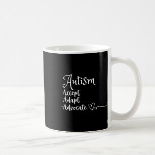Akzeptieren Sie Advocate Autismus unterstützen Fun Kaffeetasse