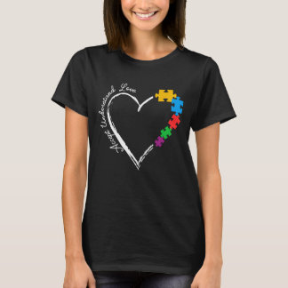 Akzeptieren Sie das Bewusstsein für die Autismus-L T-Shirt