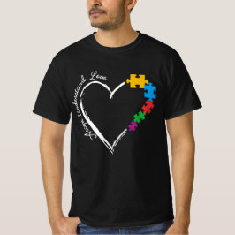 Akzeptieren Sie das Bewusstsein für die Autismus-L T-Shirt