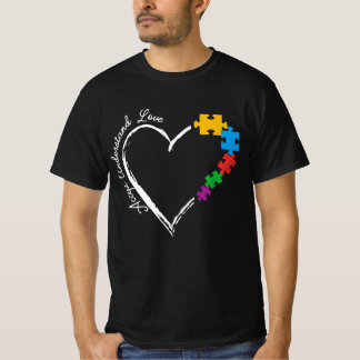 Akzeptieren Sie das Bewusstsein für die Autismus-L T-Shirt