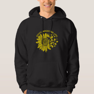 Akzeptieren Sie die Autismus-Awa unterstützende Au Hoodie
