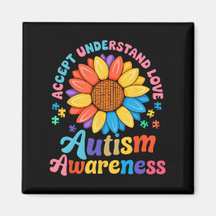 Akzeptieren Sie Liebe Funny Neurodiversity April Magnet