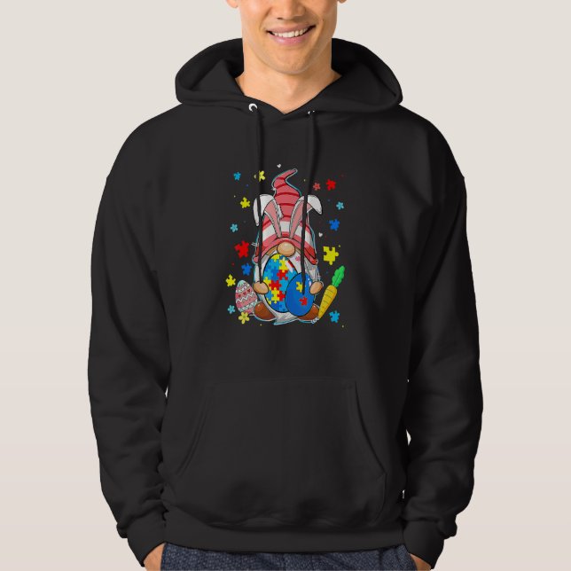 Akzeptieren Sie Liebe Gnome Autismus Bewusstsein O Hoodie (Vorderseite)