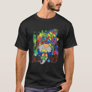 Akzeptieren Sie Liebe Gnome Puzzle Pieces Autismus T-Shirt