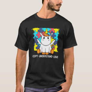 Akzeptieren Verstehen Liebe Asd Regenbogen Blume A T-Shirt