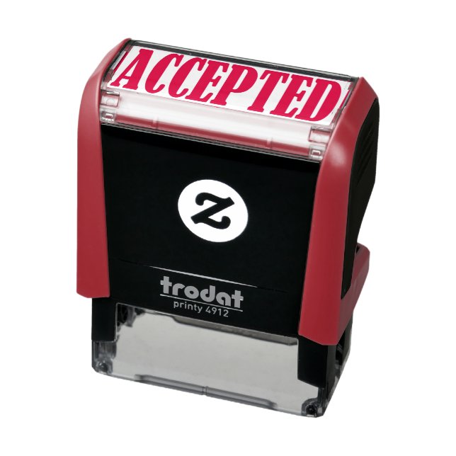 Akzeptiertes, Gerahmtes Geschäftsbüro Permastempel (Produkt)