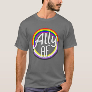 AL AF Nicht binärer Flag Enby NB Equality LGBT Pri T-Shirt