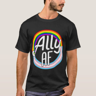 AL AF Rans Flag Liebe Gleichwertiges LGB-Flag T-Shirt