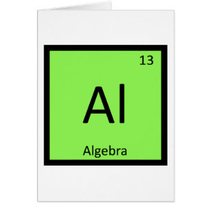 Al - Algèbre Math Chimie Symbole du tableau périod