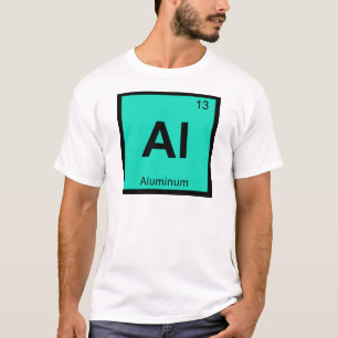Al - Aluminium Chemie Periodisches Tabellensymbol T-Shirt