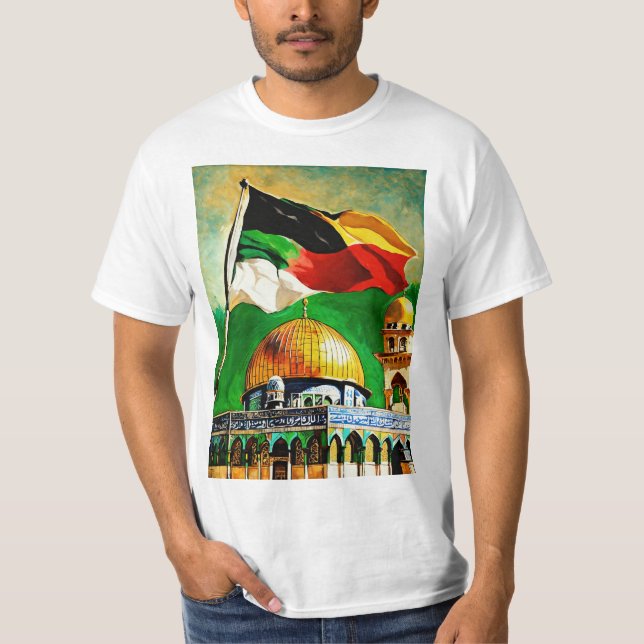 Al-Aqsa Majesty T-Shirt" T - Shirt (Vorderseite)