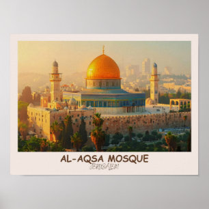 Al-Aqsa-Moschee _ Al Quds _ Jerusalem _ Palästina Poster