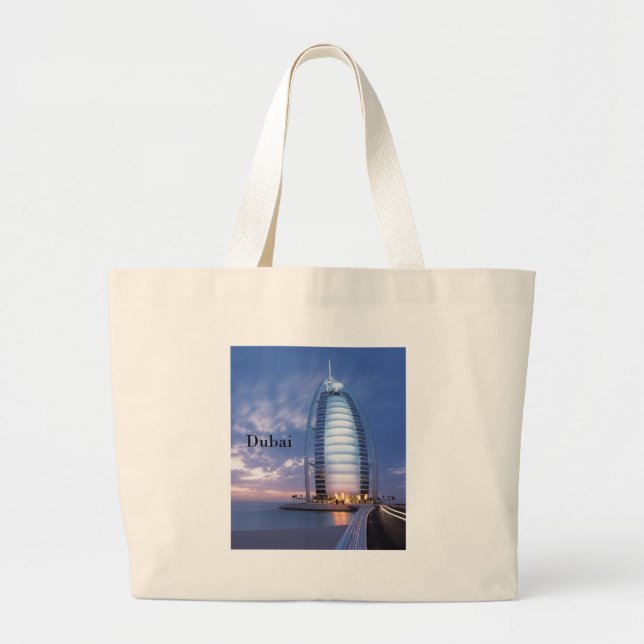 Al-arabisches Hotel Dubais Burj (durch St.K) Jumbo Stoffbeutel (Vorne)