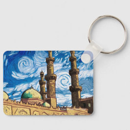 Al-Azhar-Moschee, Kairo, Ägypten auf einem Schlüss Schlüsselanhänger