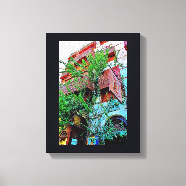 Al Balad Greenery Leinwanddruck (Vorderseite)