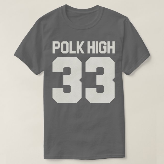 Al Bundy Polk High Jersey FrontBack Print T-Shirt (Design vorne)