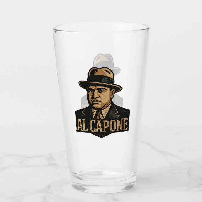 Al Capone Glass Glas (Vorderseite)