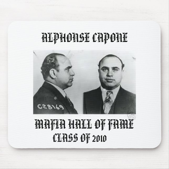 AL CAPONE-MAFIA-MAUSUNTERLAGE MOUSEPAD (Vorne)