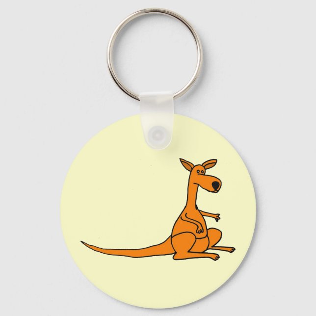 AL-Funny Kangaroo Schlüsselanhänger (Vorderseite)